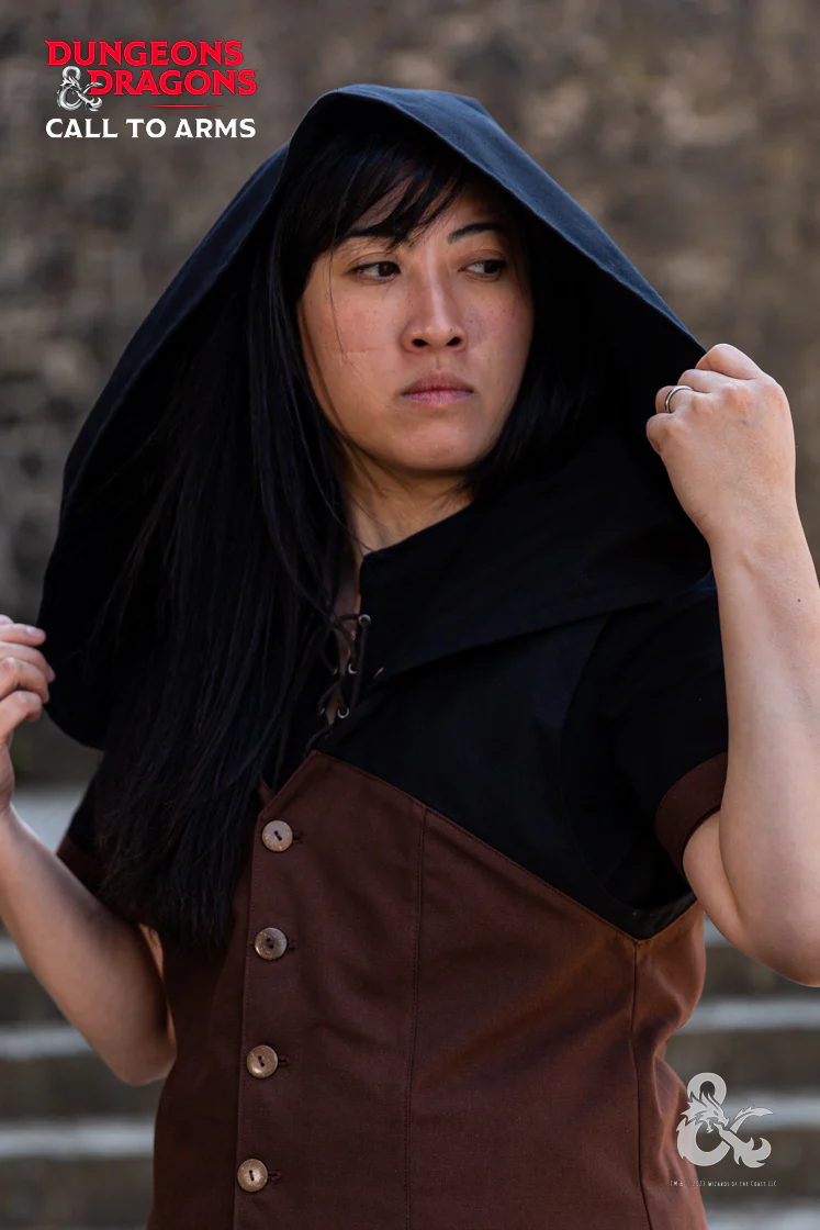Dungeons & Dragons Rogue Hooded Vest - Image 3