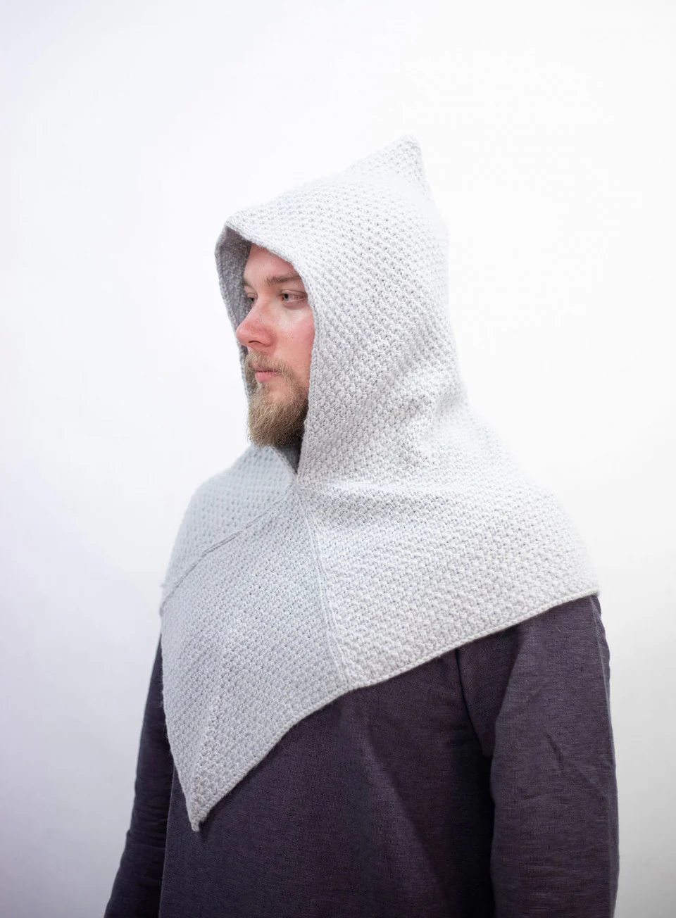 Knitted Wool Cowl Asbjorn