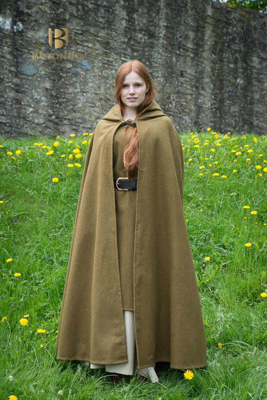 Wool Hooded Cloak Hibernus - Image 13