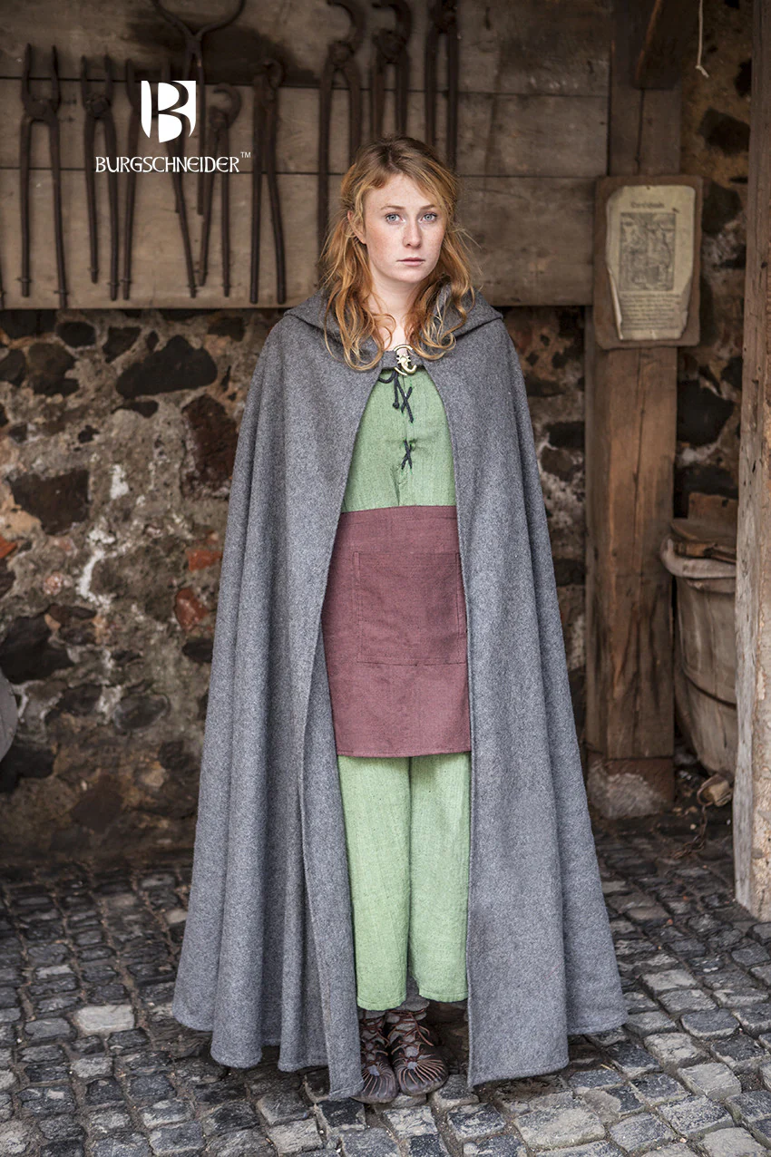 Wool Hooded Cloak Hibernus - Image 14
