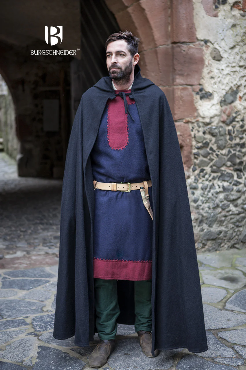 Wool Hooded Cloak Hibernus - Image 16