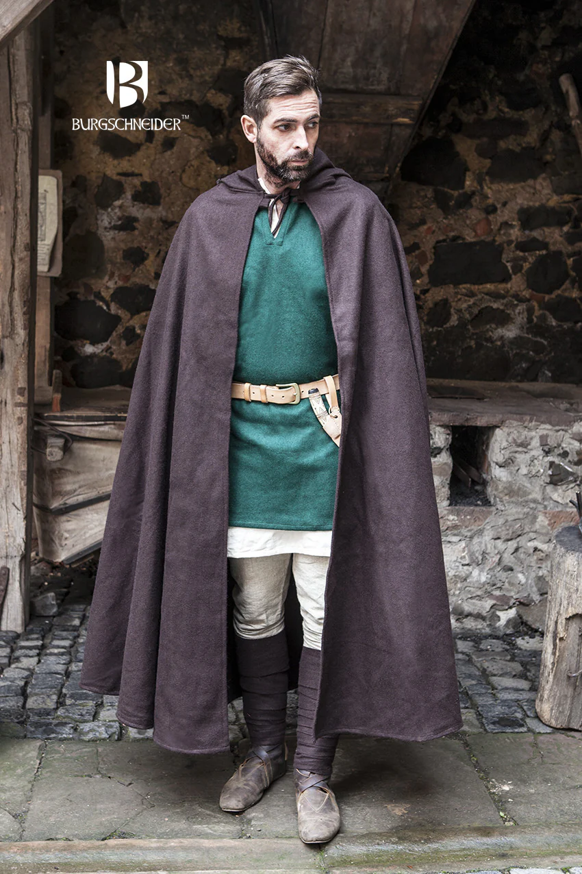 Wool Hooded Cloak Hibernus - Image 21