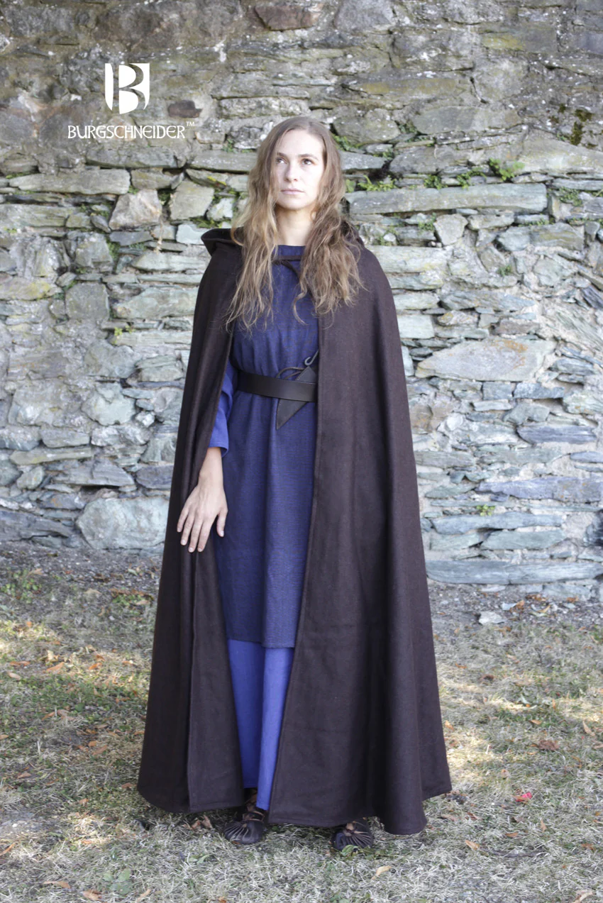 Wool Hooded Cloak Hibernus - Image 23