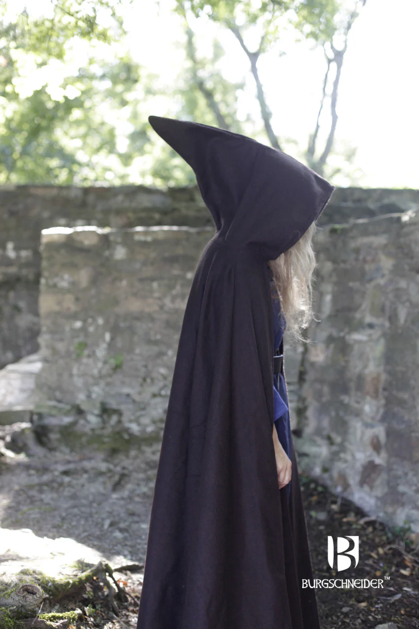 Wool Hooded Cloak Hibernus - Image 24