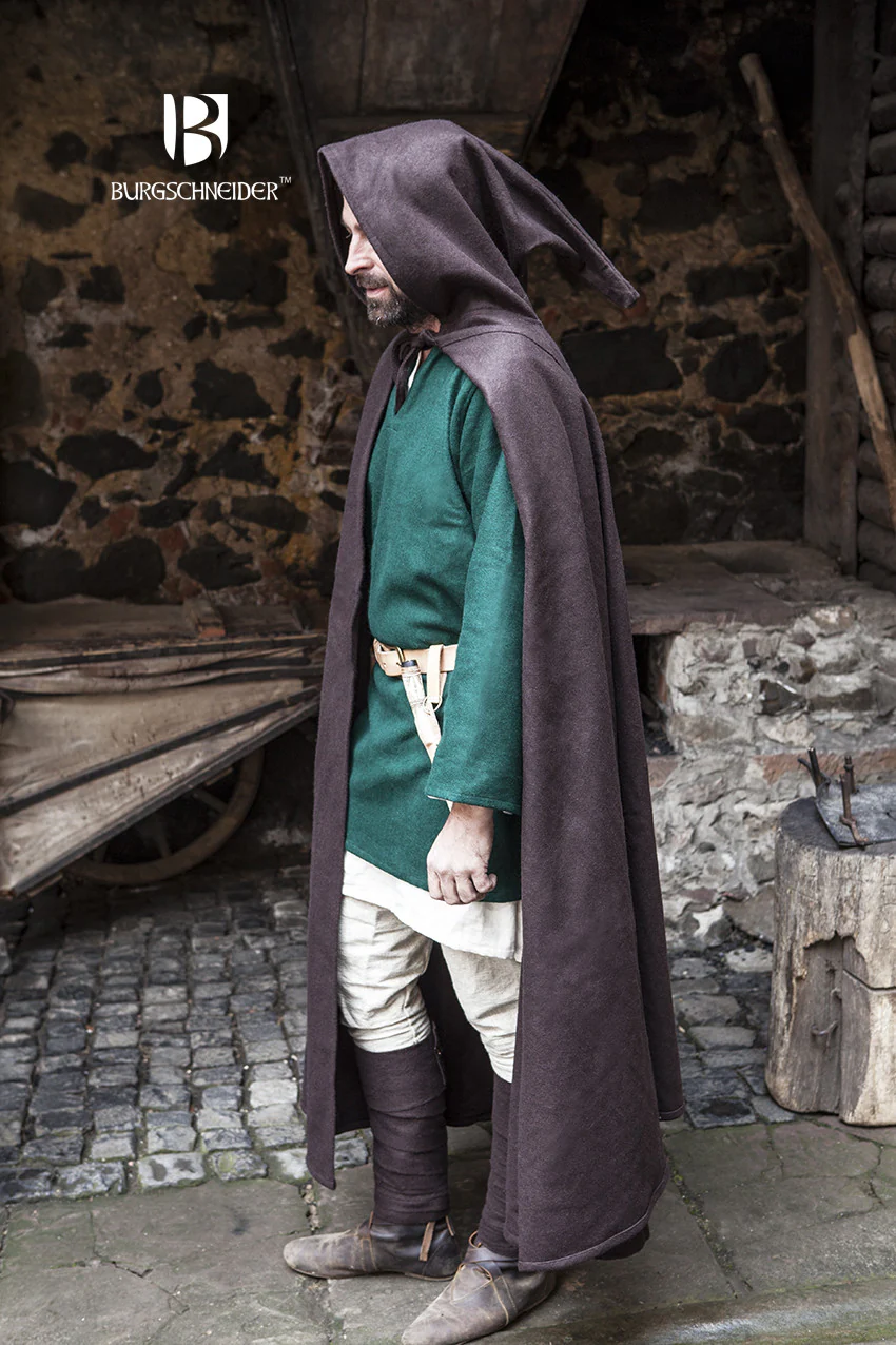 Wool Hooded Cloak Hibernus - Image 25