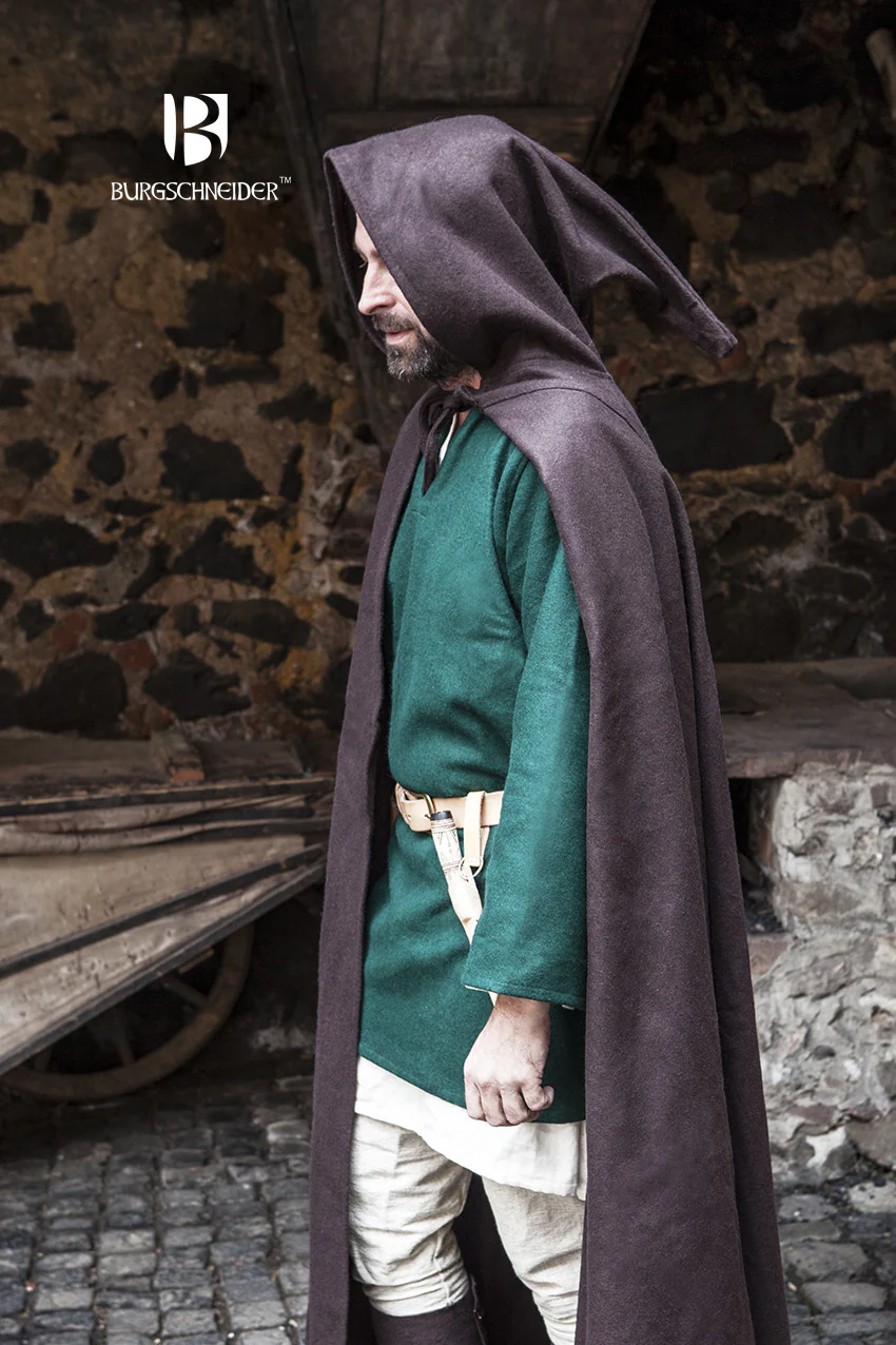 Wool Hooded Cloak Hibernus - Image 27
