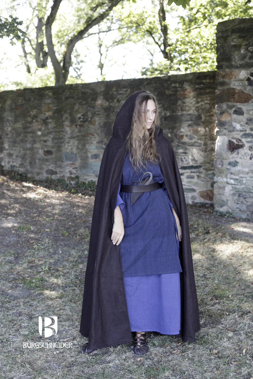 Wool Hooded Cloak Hibernus - Image 28
