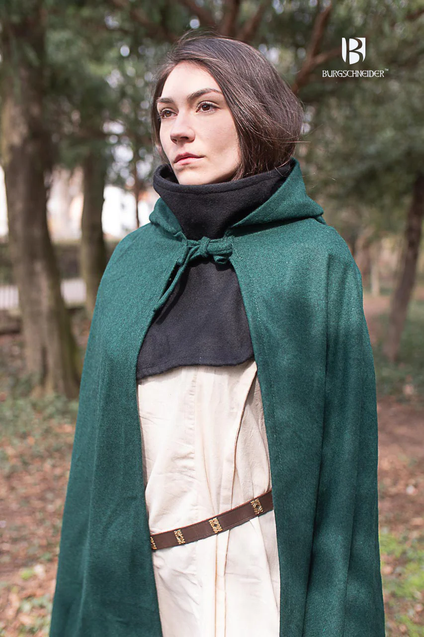 Wool Hooded Cloak Hibernus - Image 29