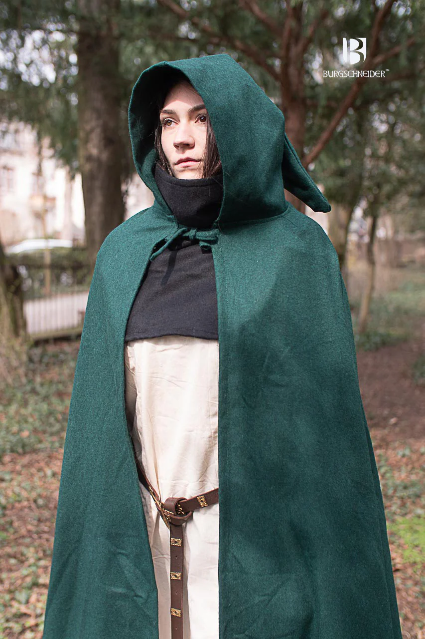 Wool Hooded Cloak Hibernus - Image 31