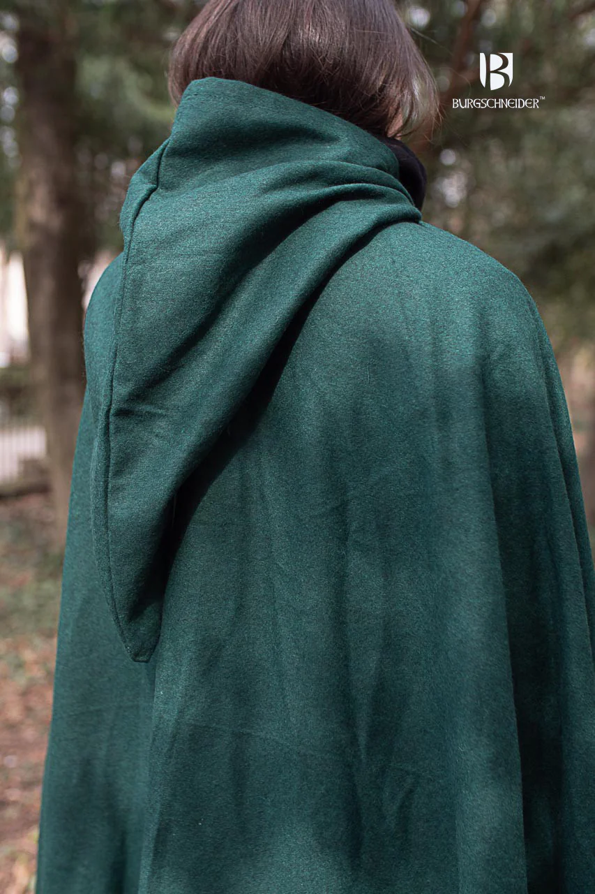 Wool Hooded Cloak Hibernus - Image 32