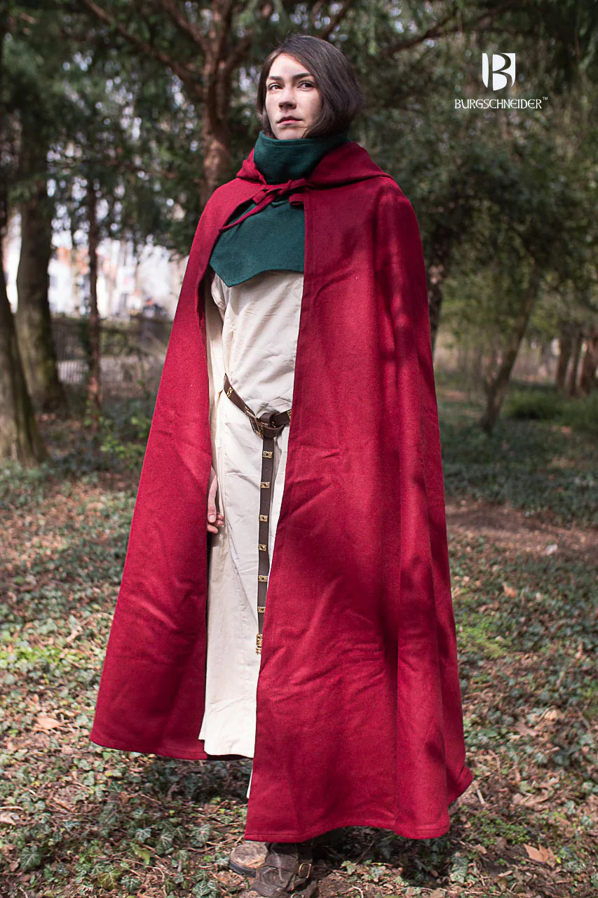 Wool Hooded Cloak Hibernus - Image 33