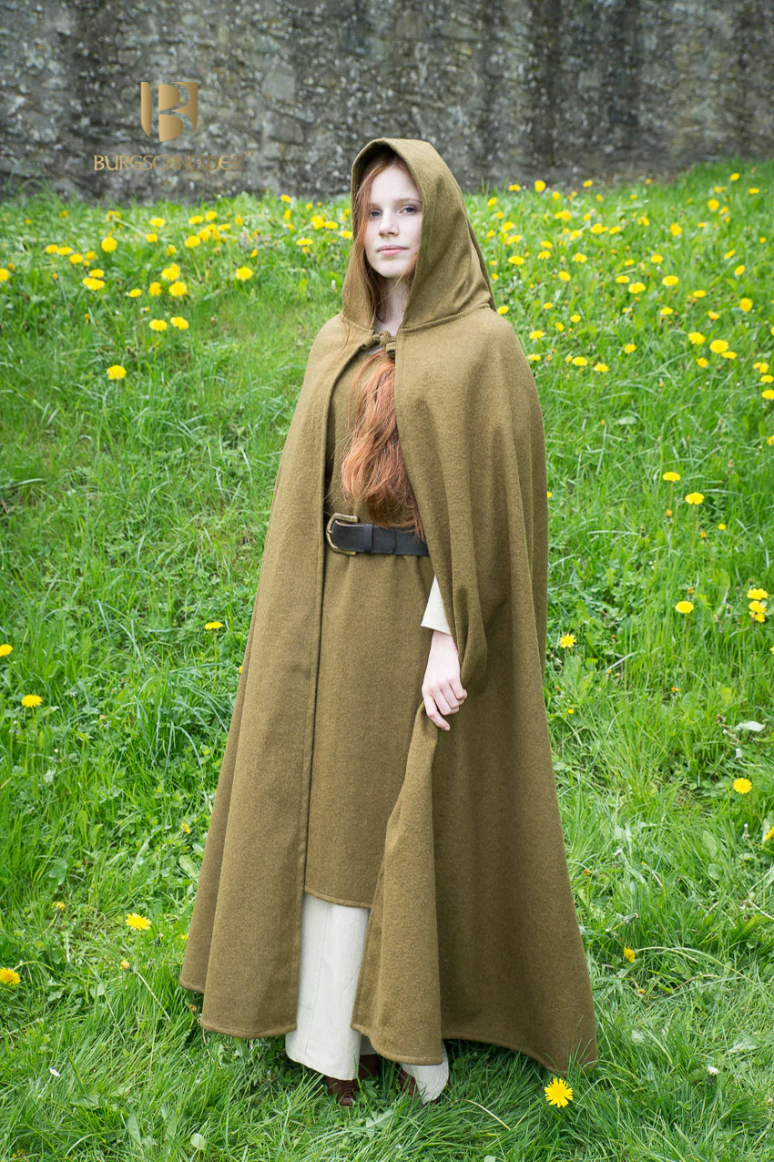 Wool Hooded Cloak Hibernus - Image 34
