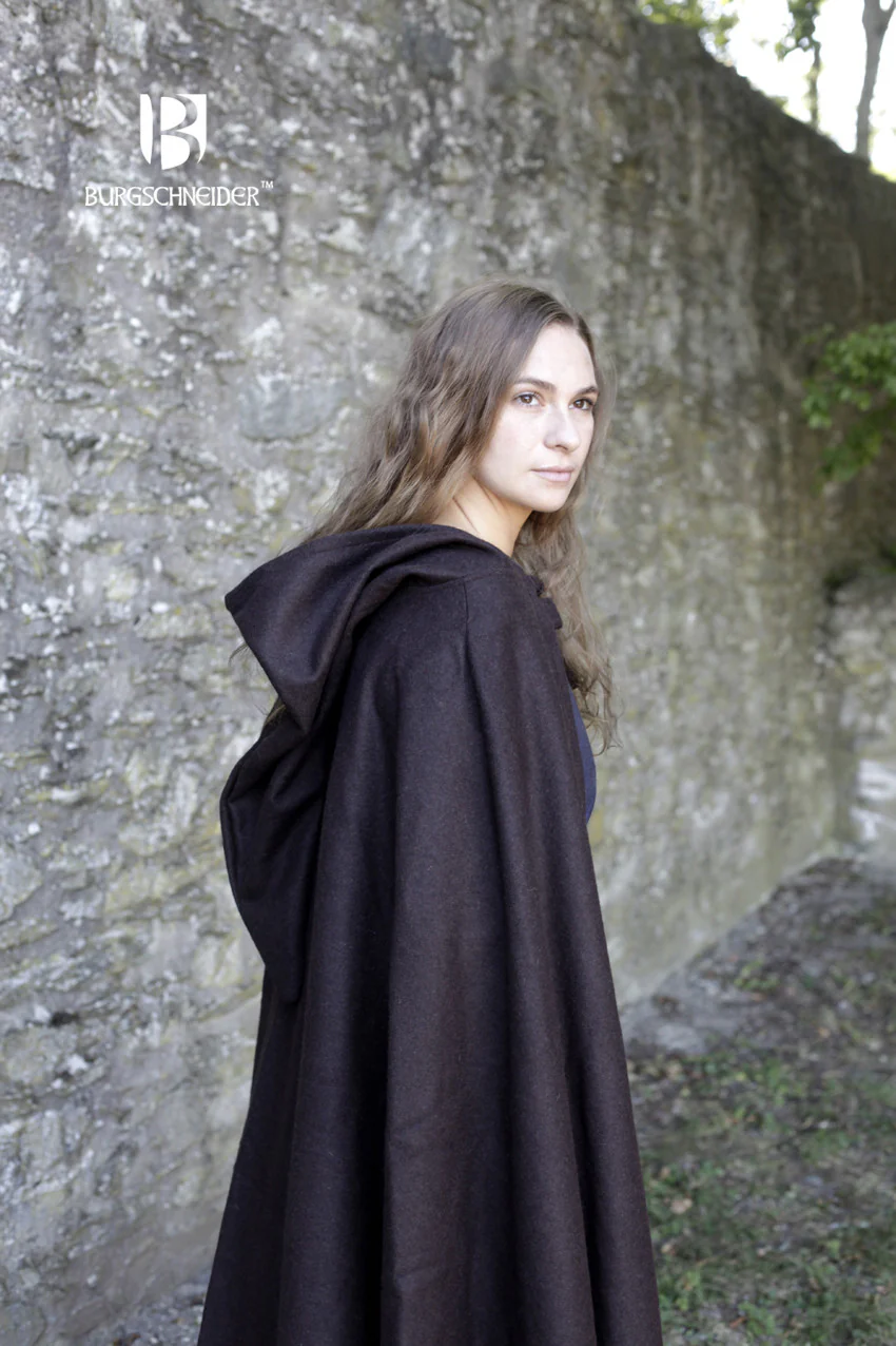 Wool Hooded Cloak Hibernus - Image 36