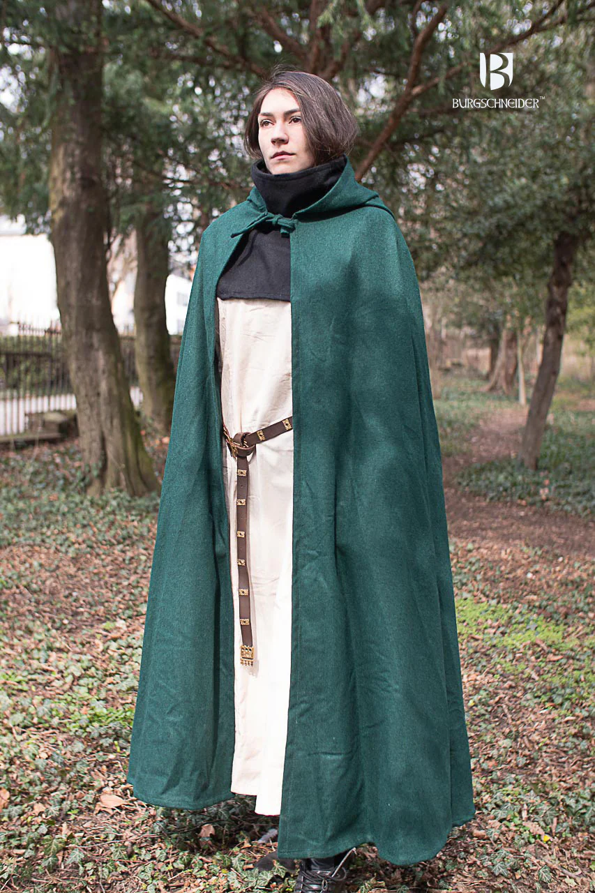 Wool Hooded Cloak Hibernus - Image 37