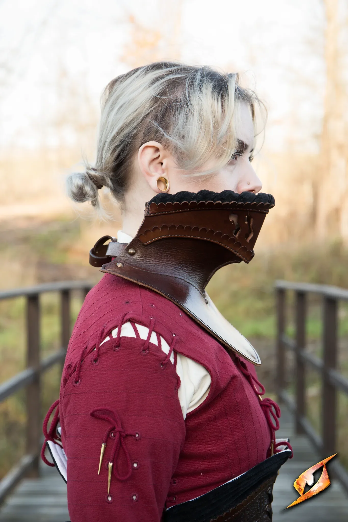 Noble Leather Bevor - Image 13