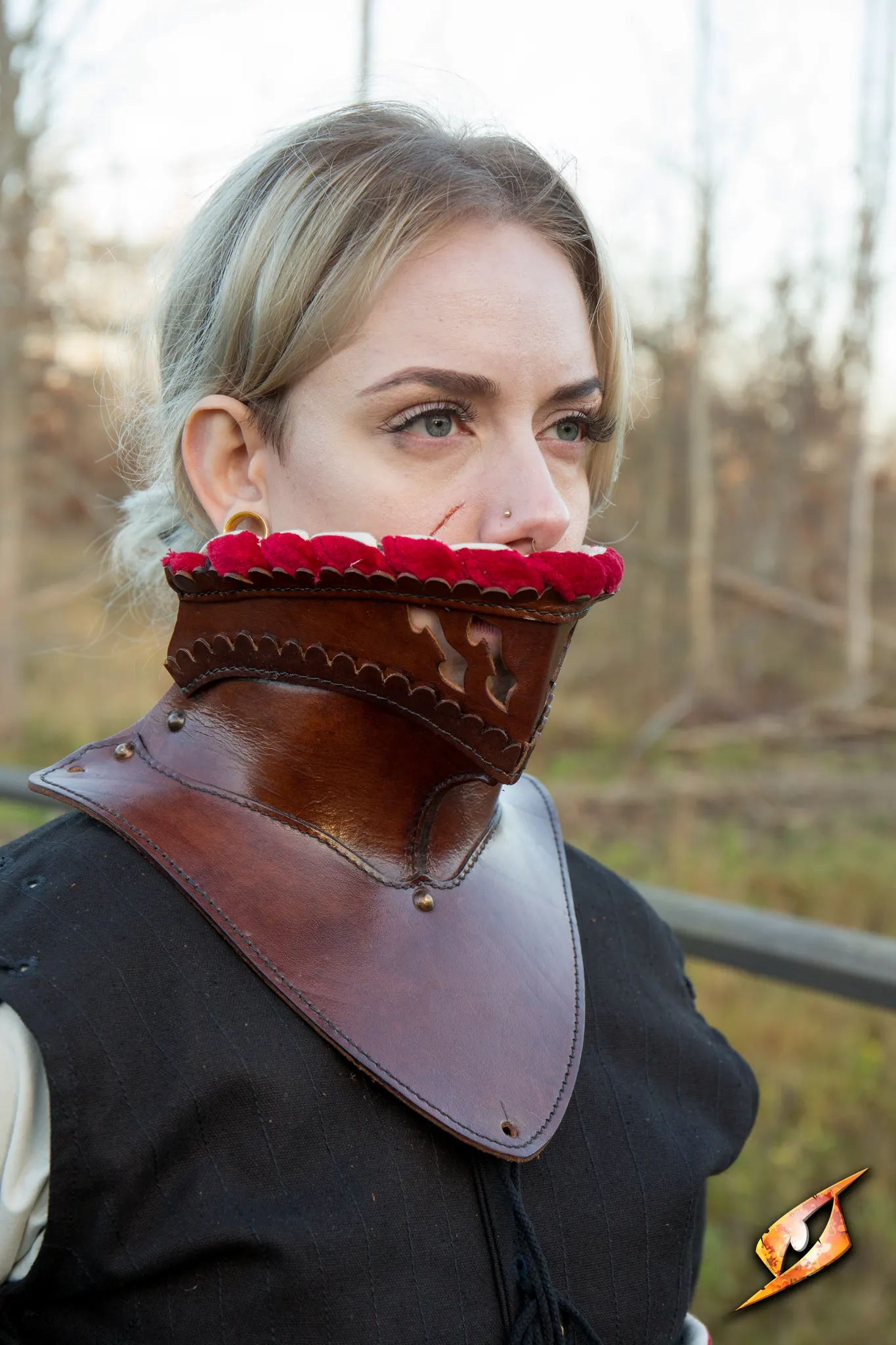 Noble Leather Bevor - Image 3