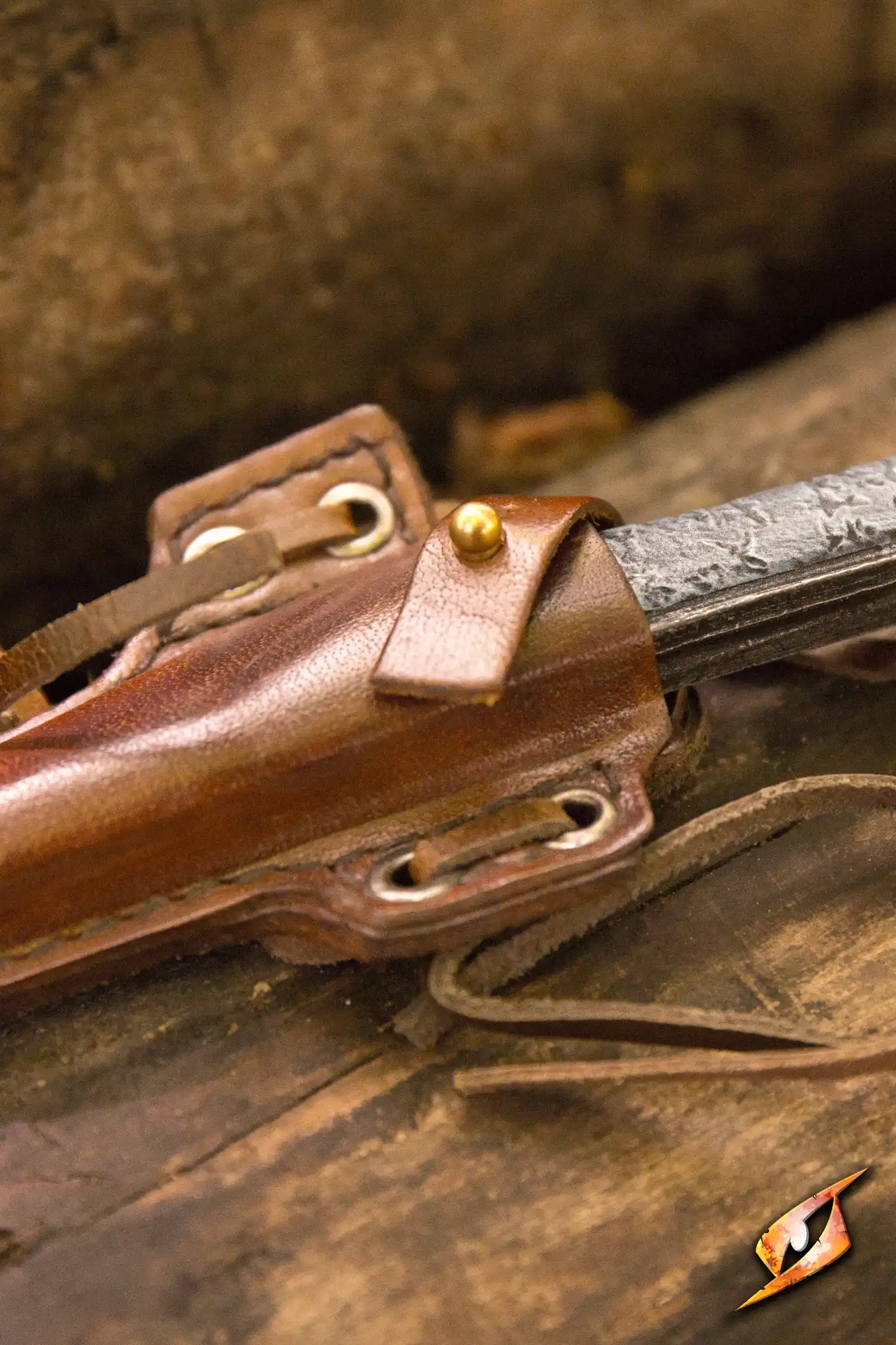 Cutthroat Knife & Holder - Image 4