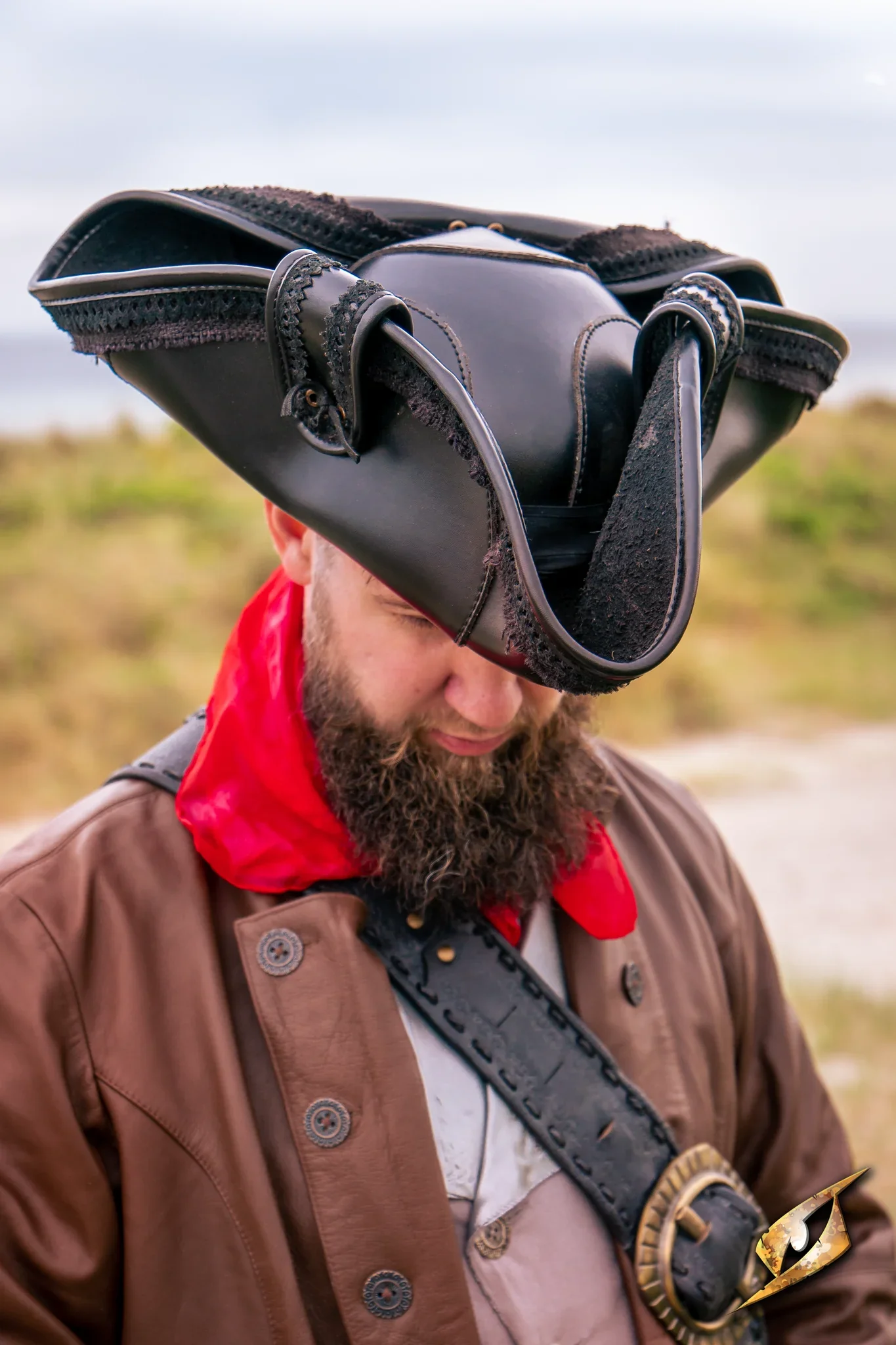 Pirate Hat - Faux Leather - Image 11