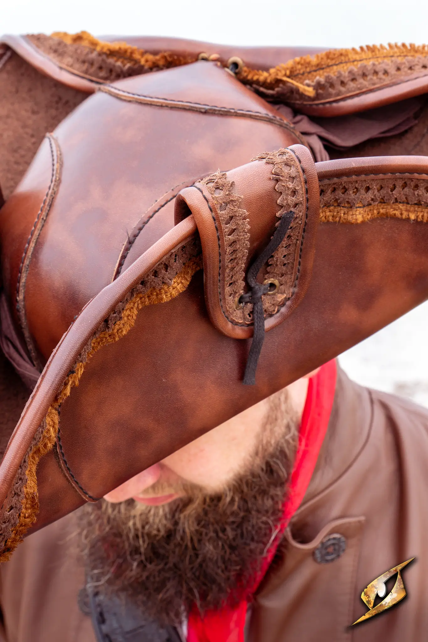 Pirate Hat - Faux Leather - Image 5