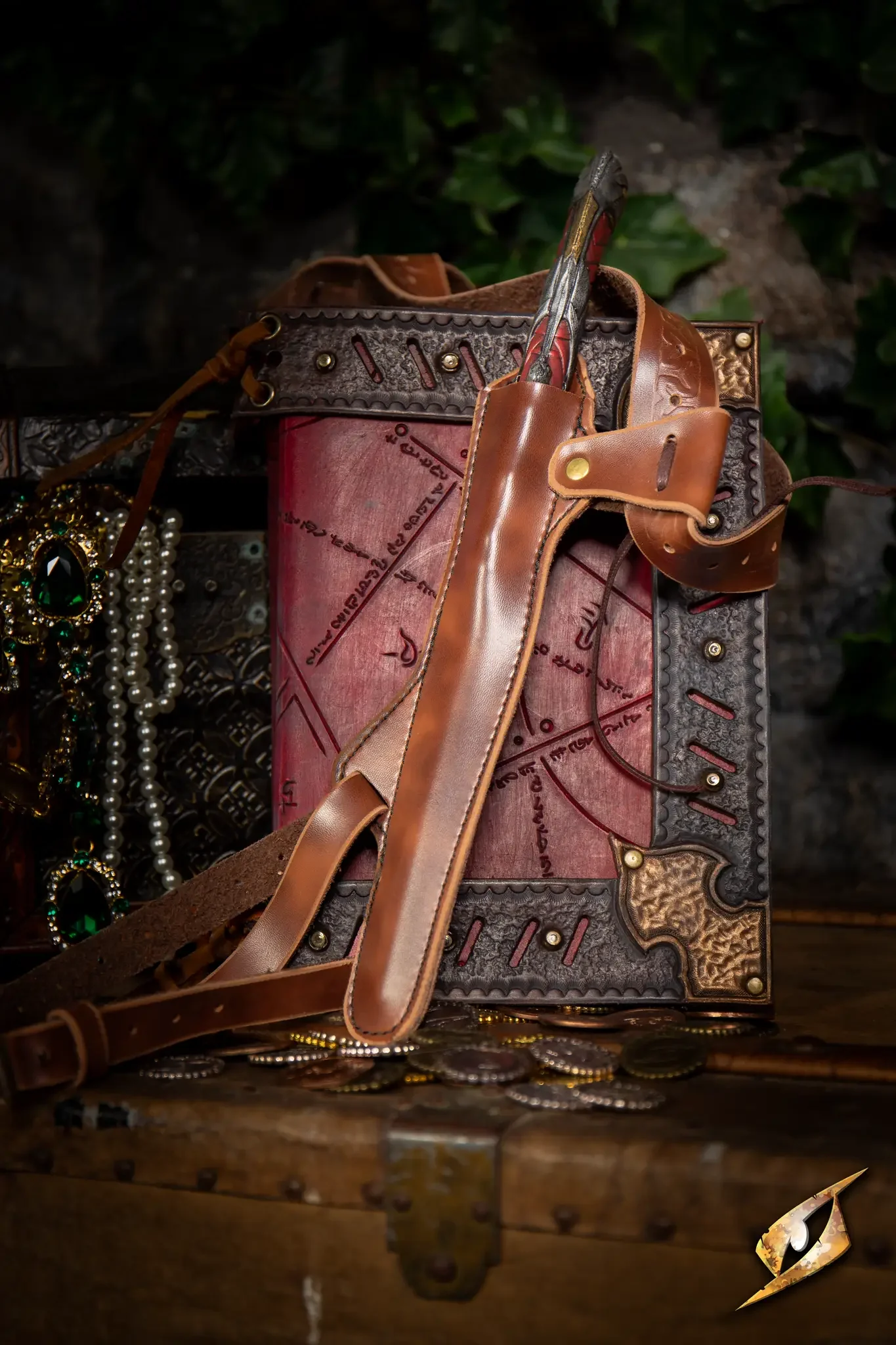 Wand Shoulder Holster - Faux Leather - Image 11