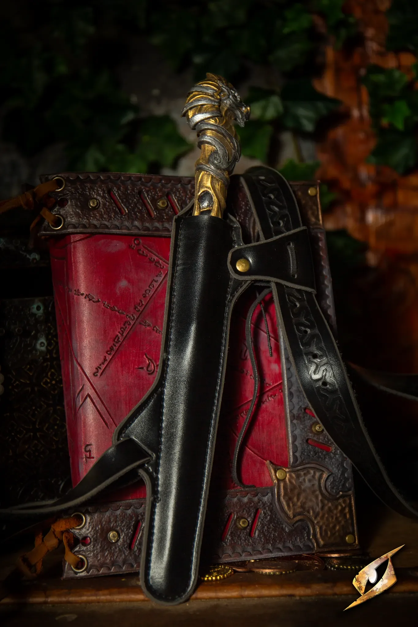 Wand Shoulder Holster - Faux Leather - Image 6