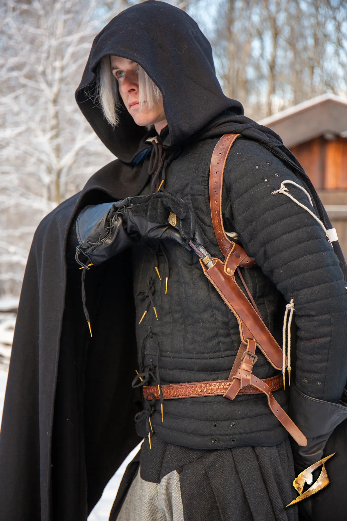 Wand Shoulder Holster - Faux Leather - Image 9