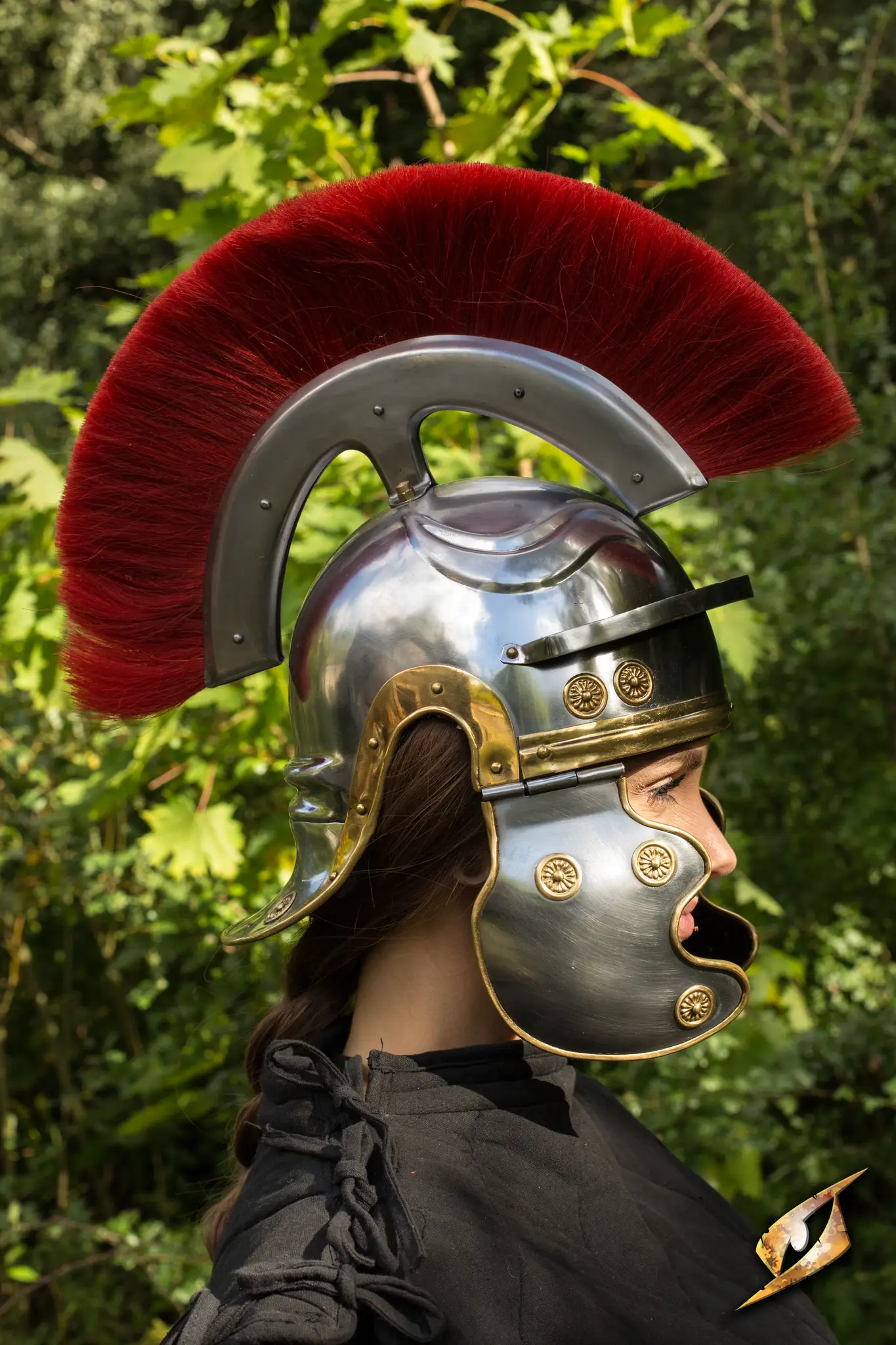 Galea Roman Helmet w. Plume - Image 2