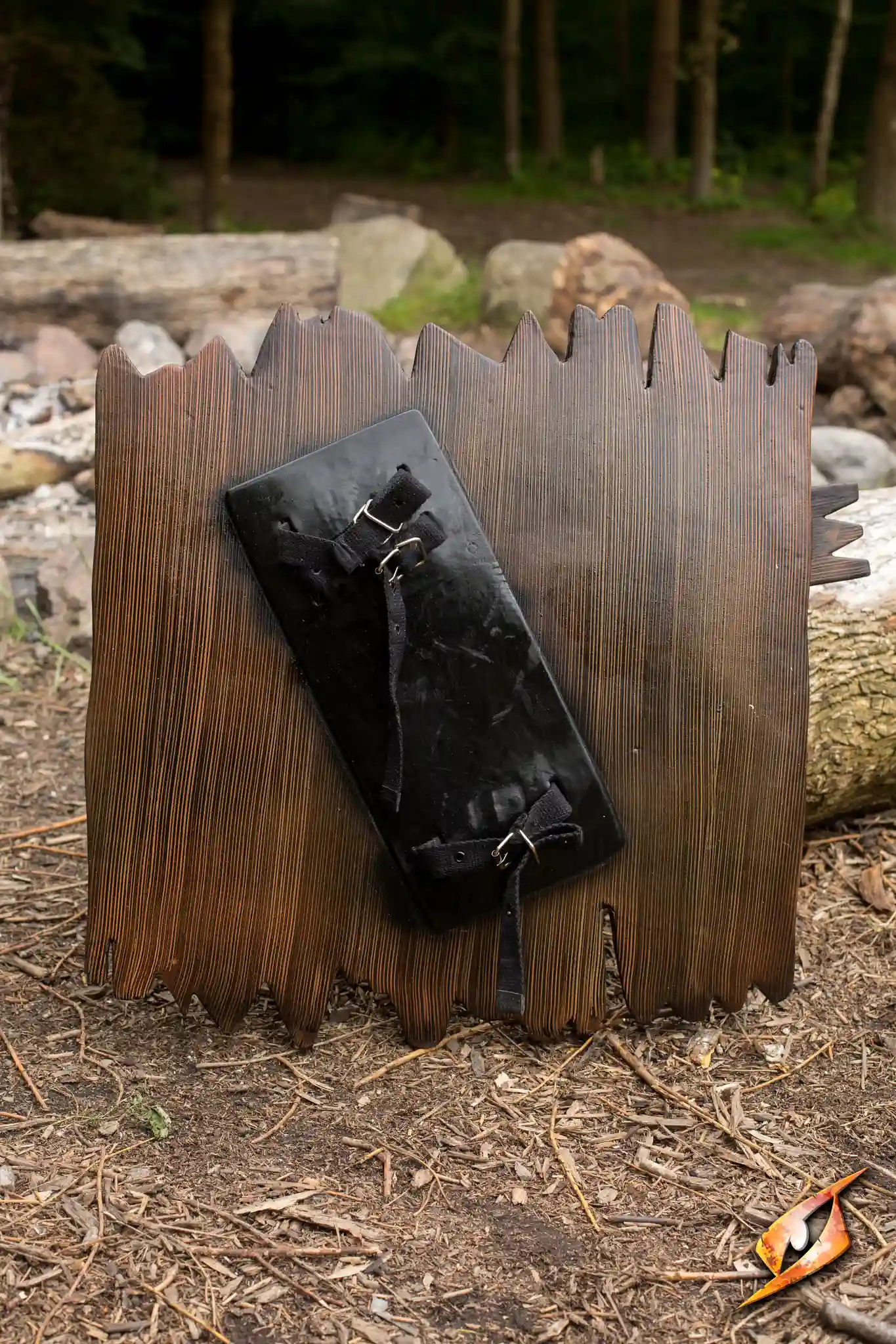 Orc Waanaz Shield - Wood - 60x66 cm - Image 2