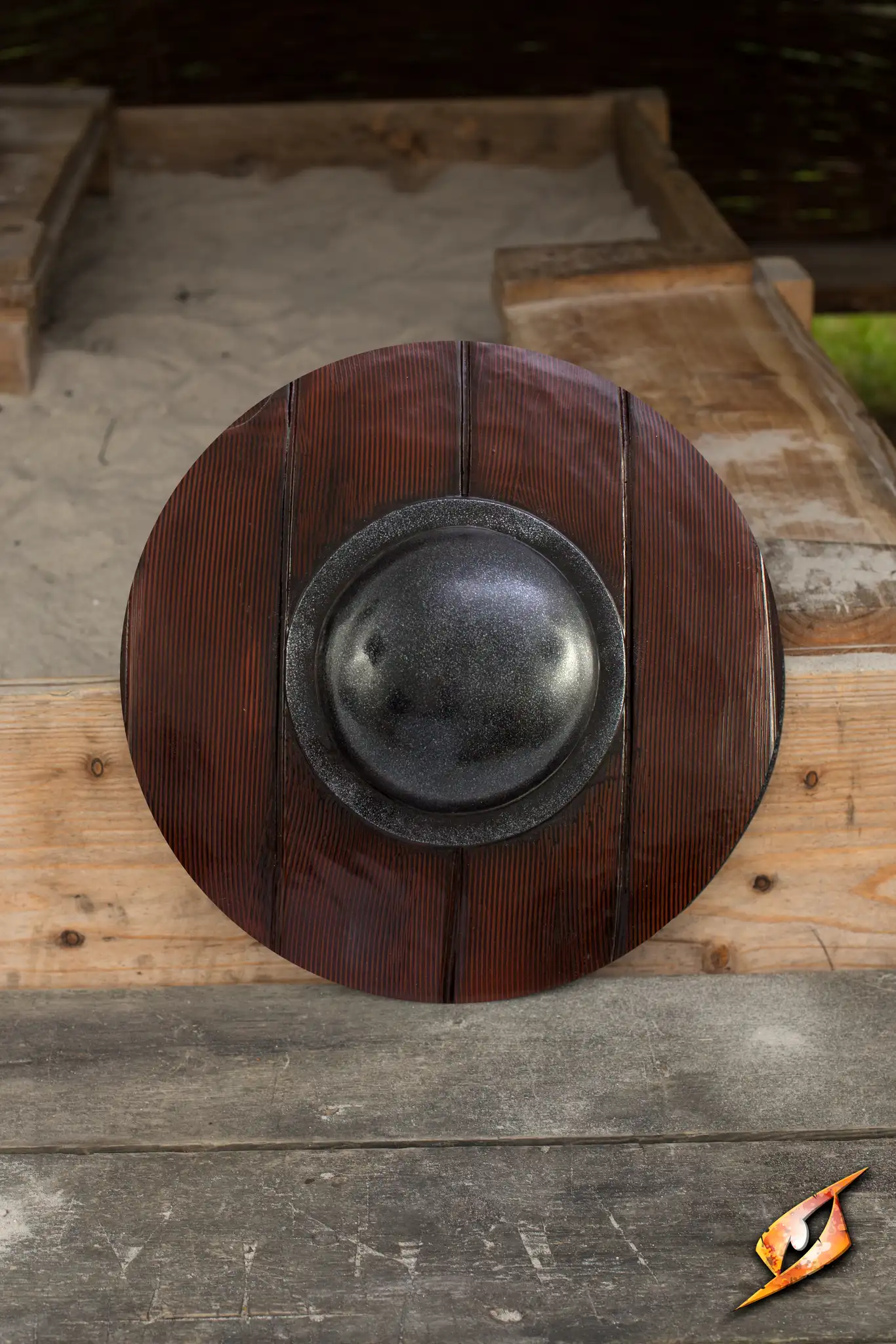Wooden Buckler - 40 cm - Image 3
