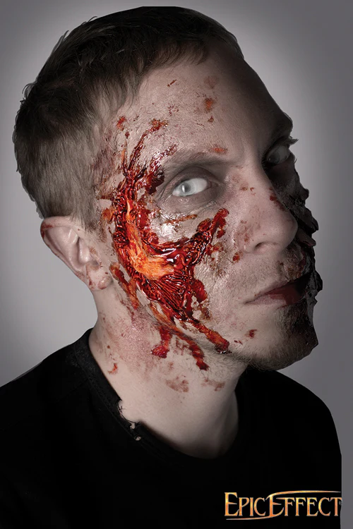 Zombie Cheekbone Exposed