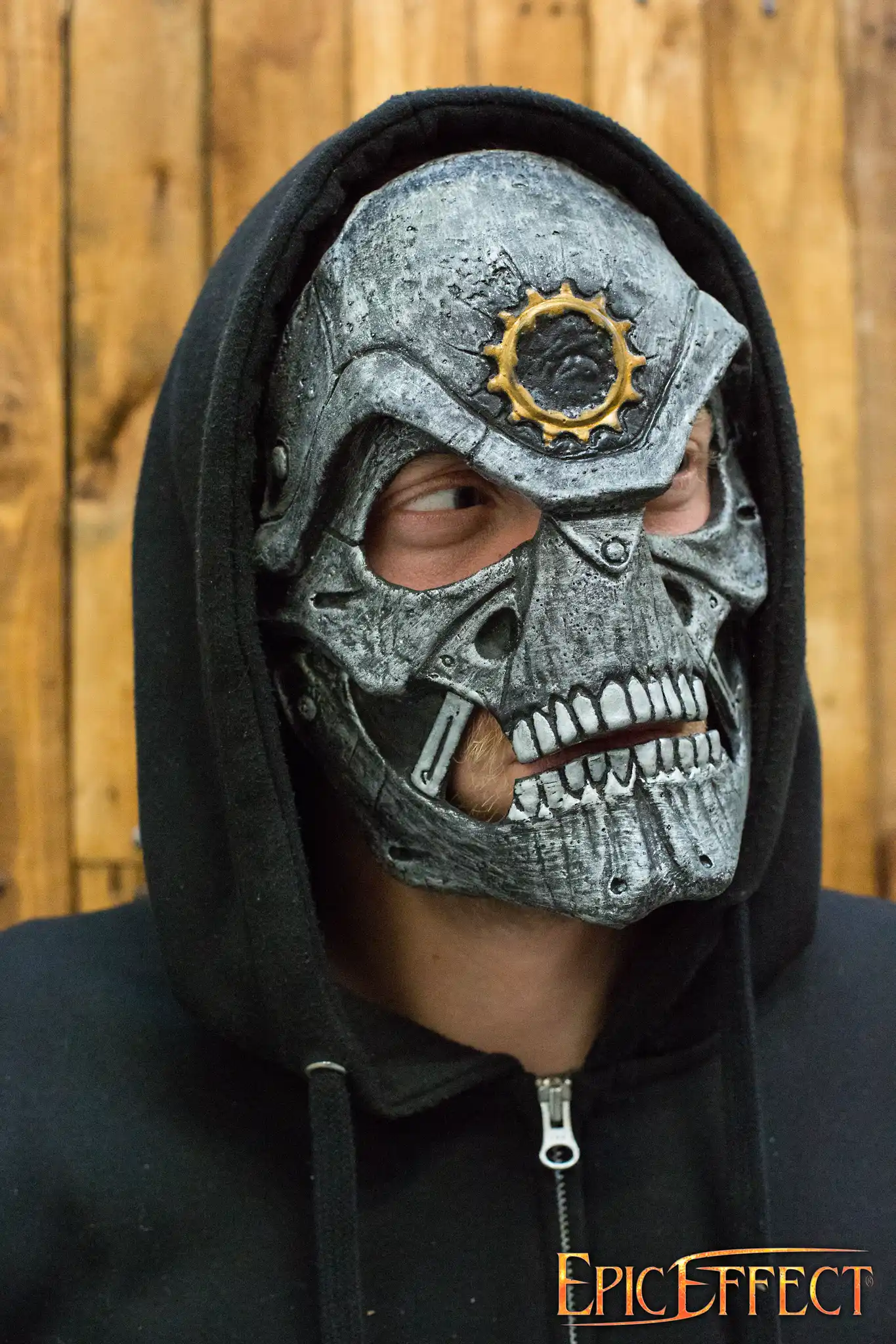 Metal Skull Trophy Mask - One-Size - Image 3