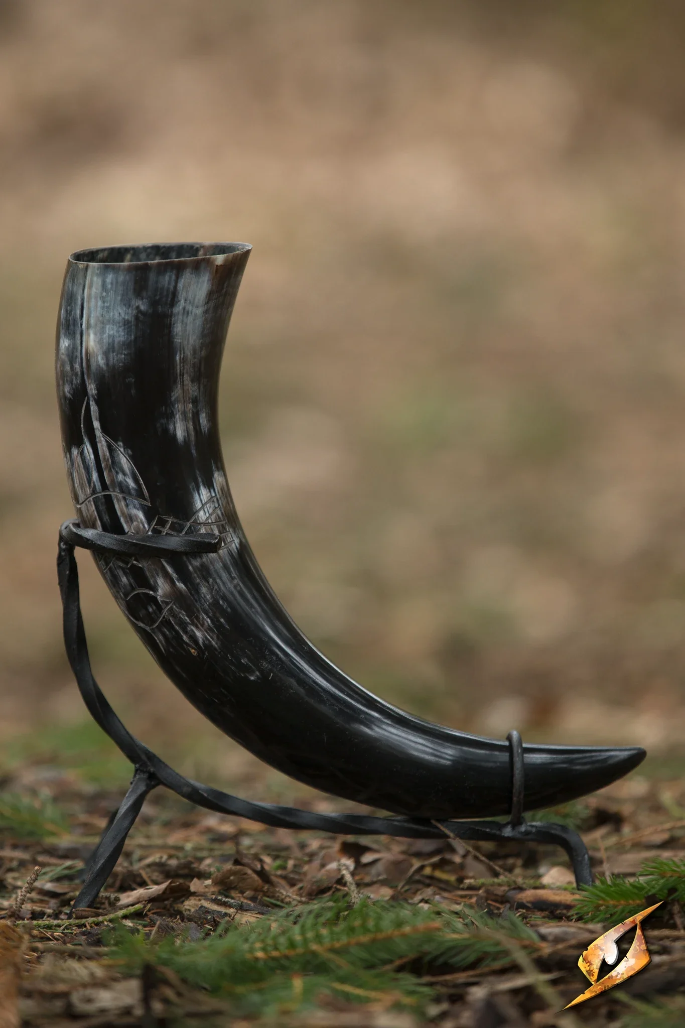Druid drinking horn 0,5 L with Stand - Image 8