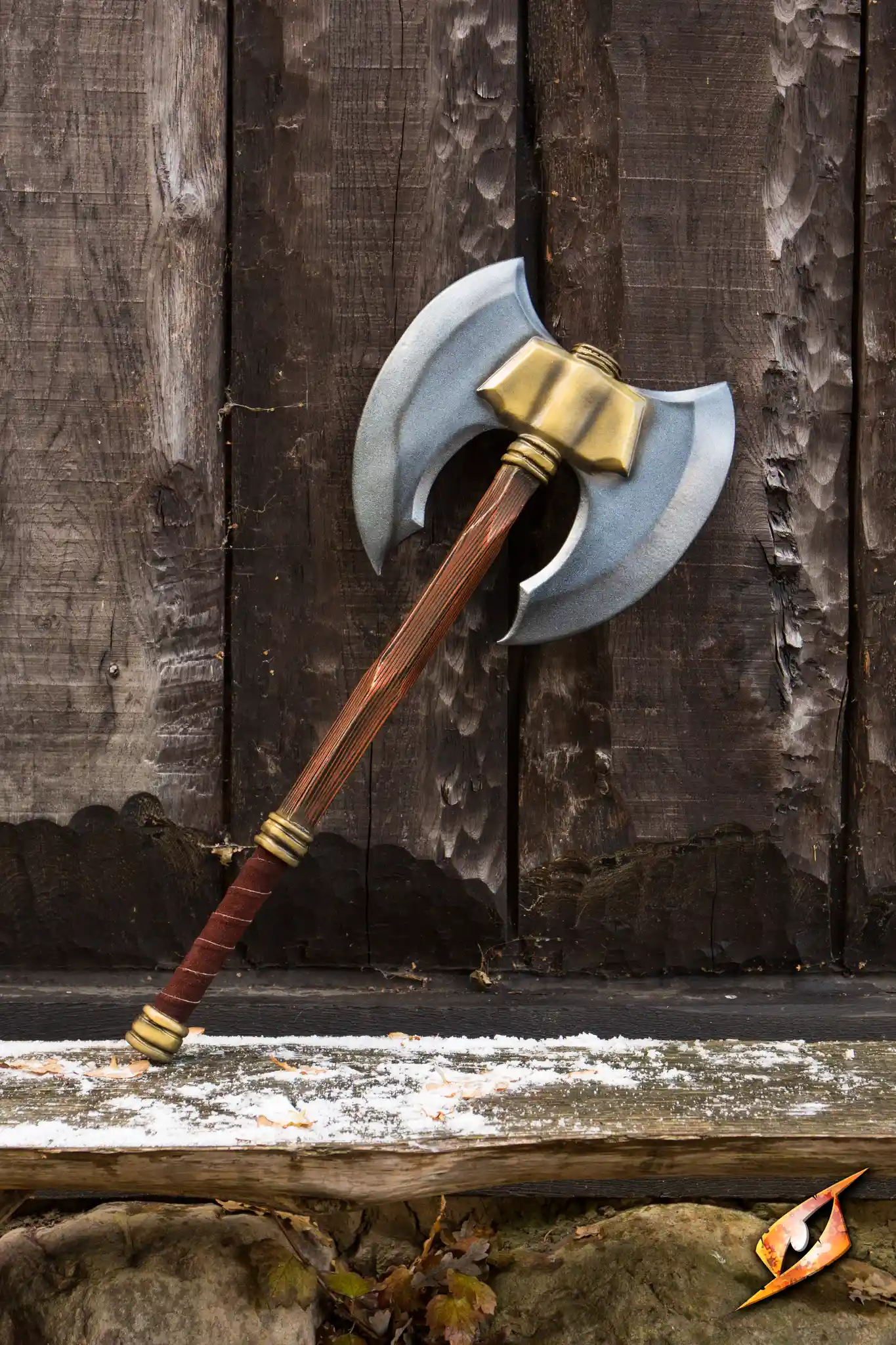 Doubleheaded Battle Axe - 85 cm - Image 7
