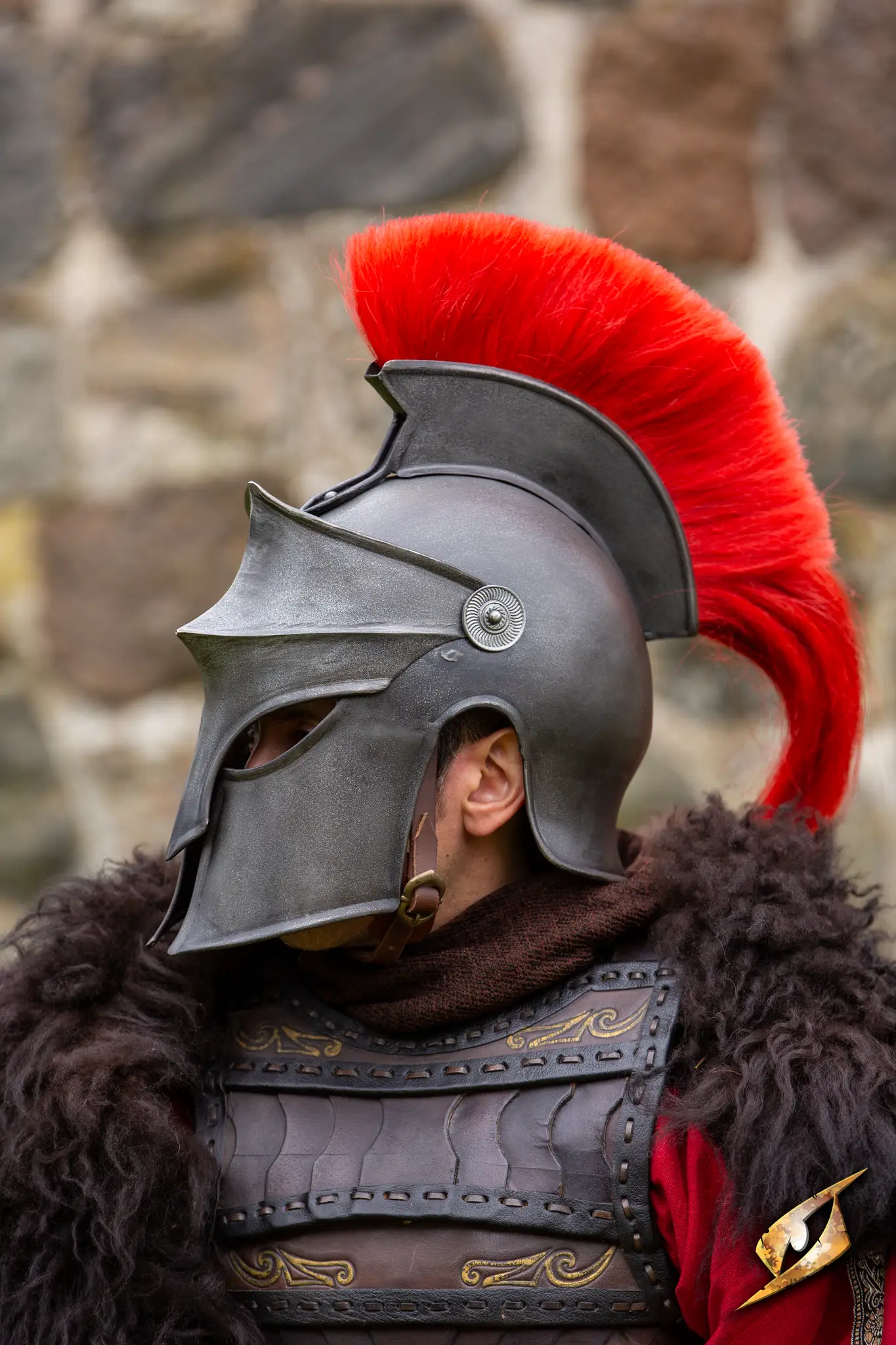 Corinthian Helmet w/Plume - Image 8