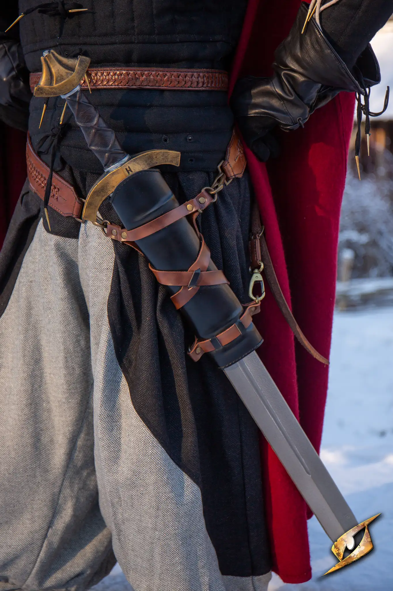 Sword Belt Hanger - Faux Leather - Image 7