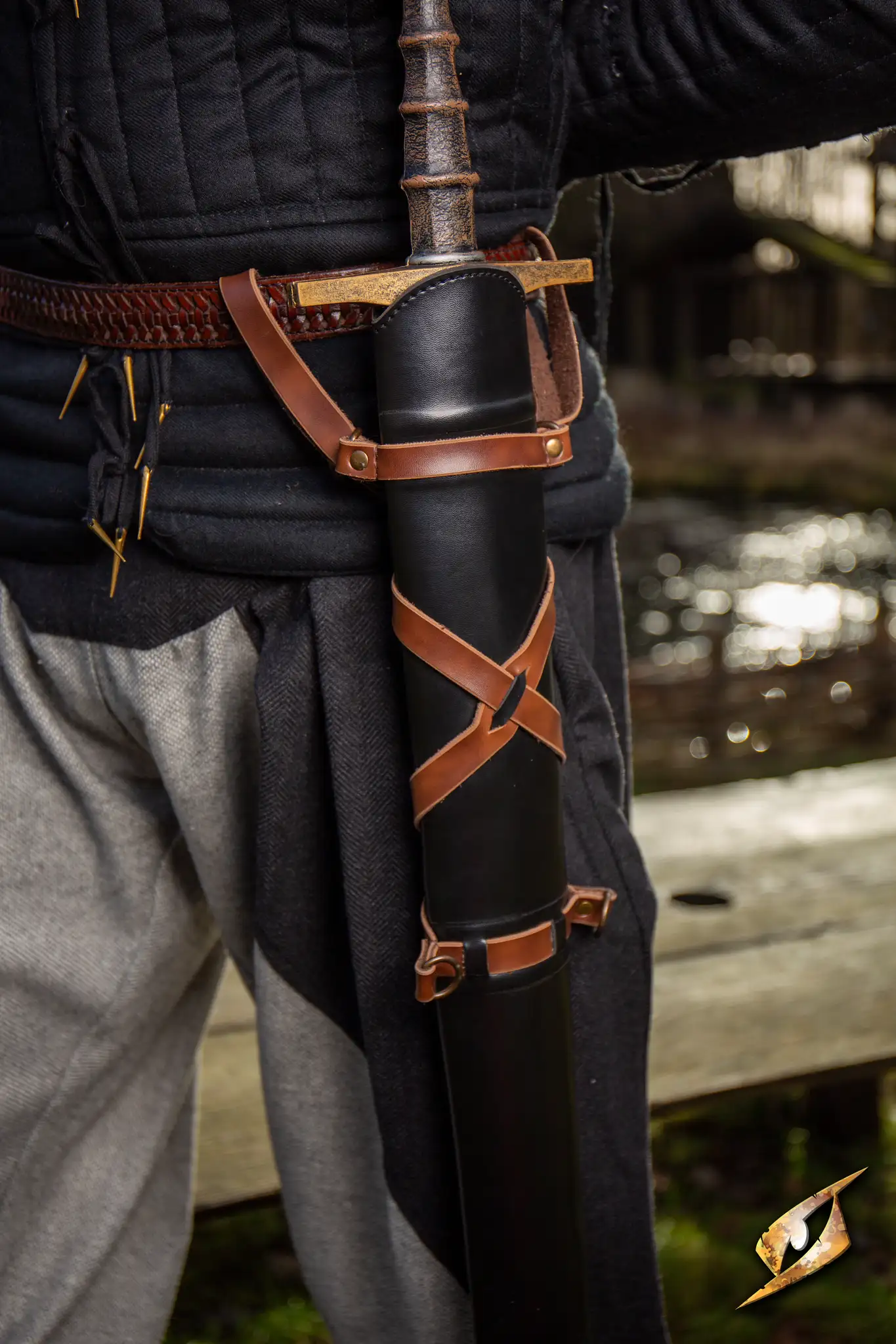 Sword Belt Scabbard - Faux Leather - Image 13