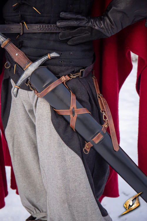 Sword Belt Scabbard - Faux Leather - Image 5