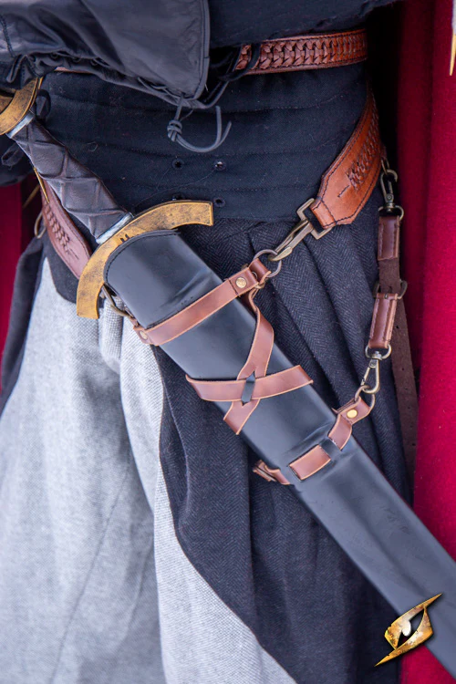 Sword Belt Scabbard - Faux Leather - Image 7
