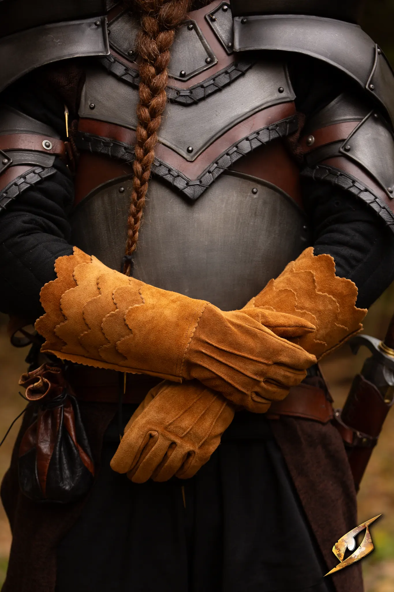 Scales Gloves - Suede - Image 6