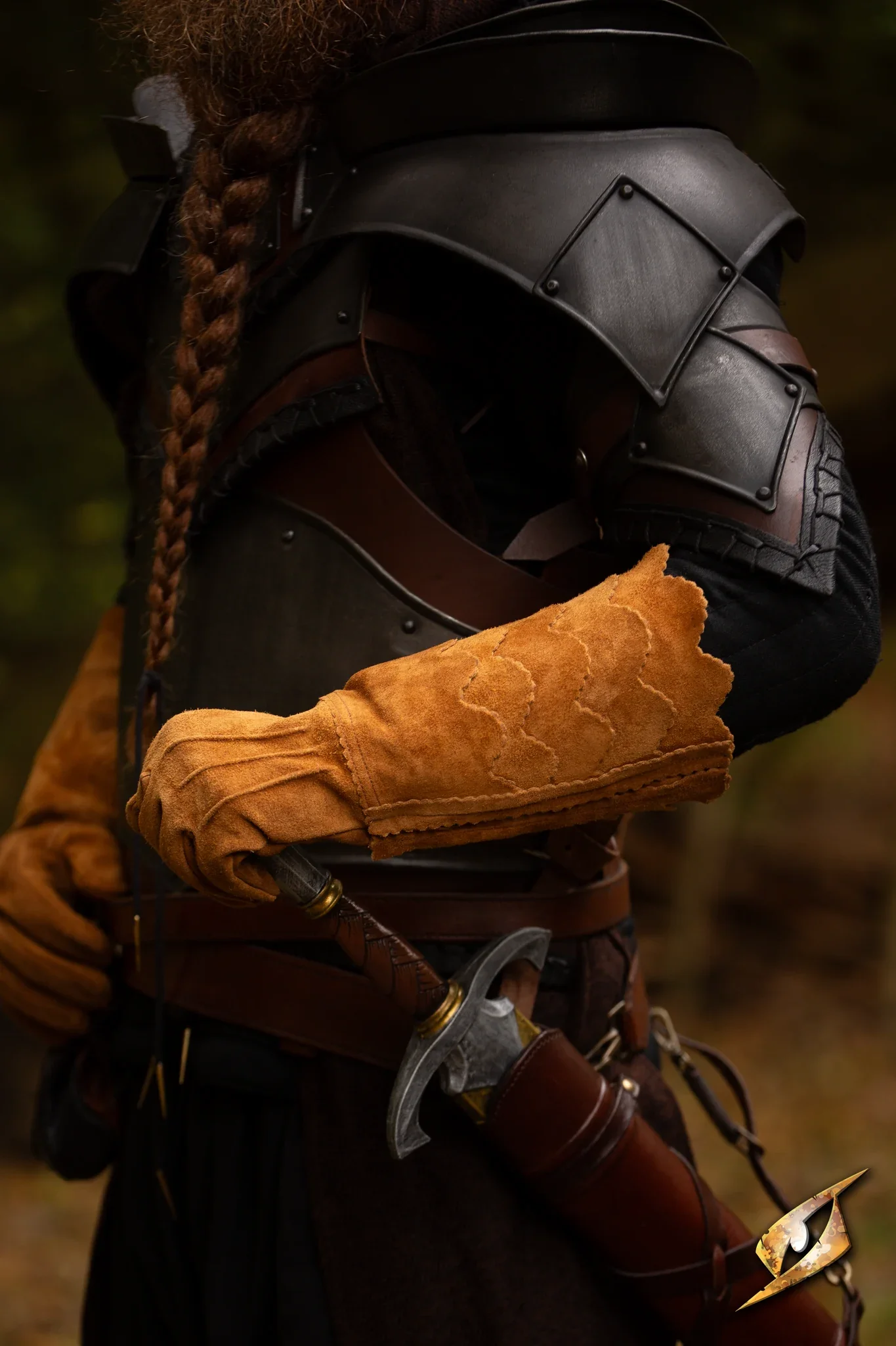 Scales Gloves - Suede - Image 8