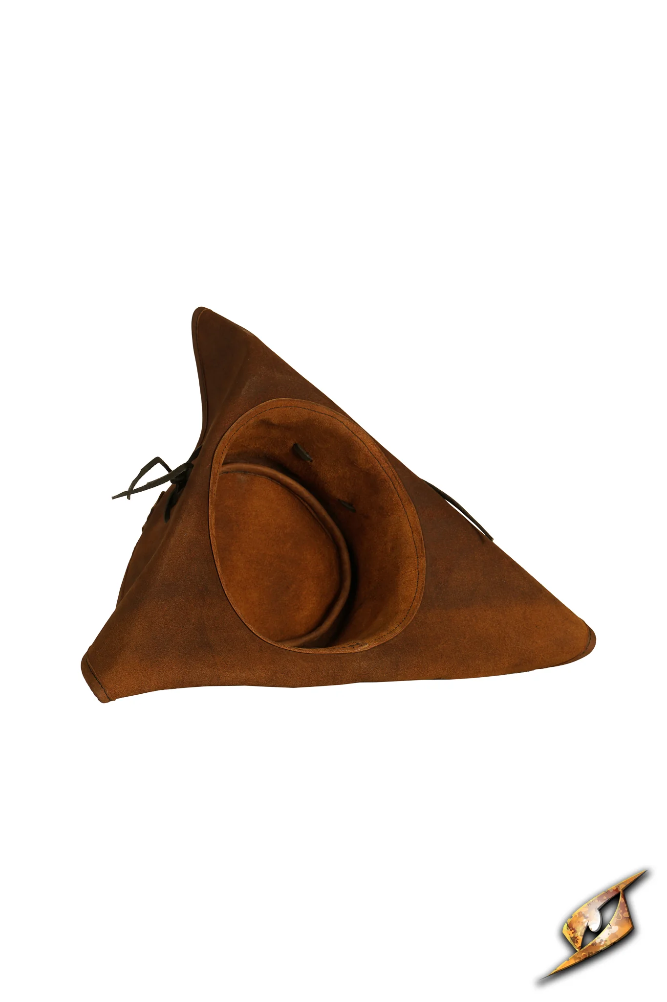 Simple Leather Pirate Tricorn Hat - Image 14