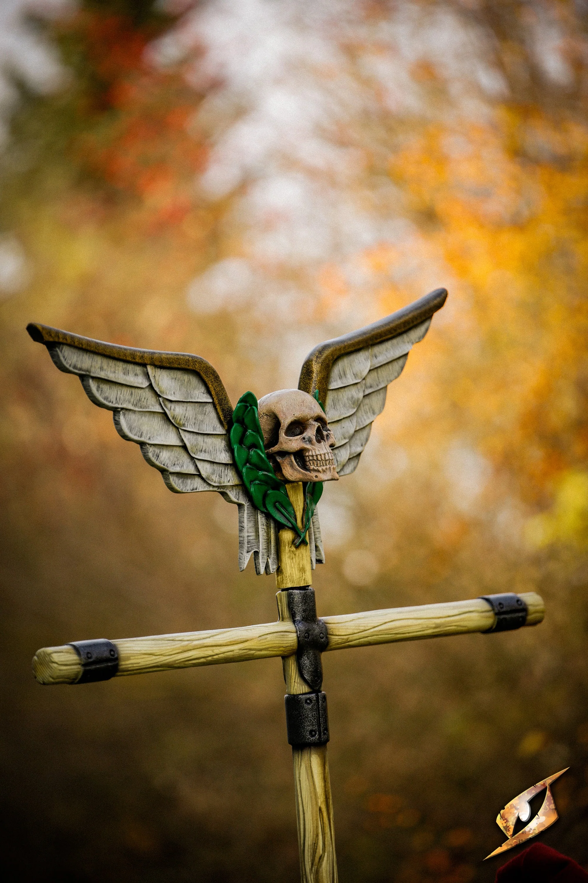 Complete Battle Standard Set - Winged Skull Top - Image 3