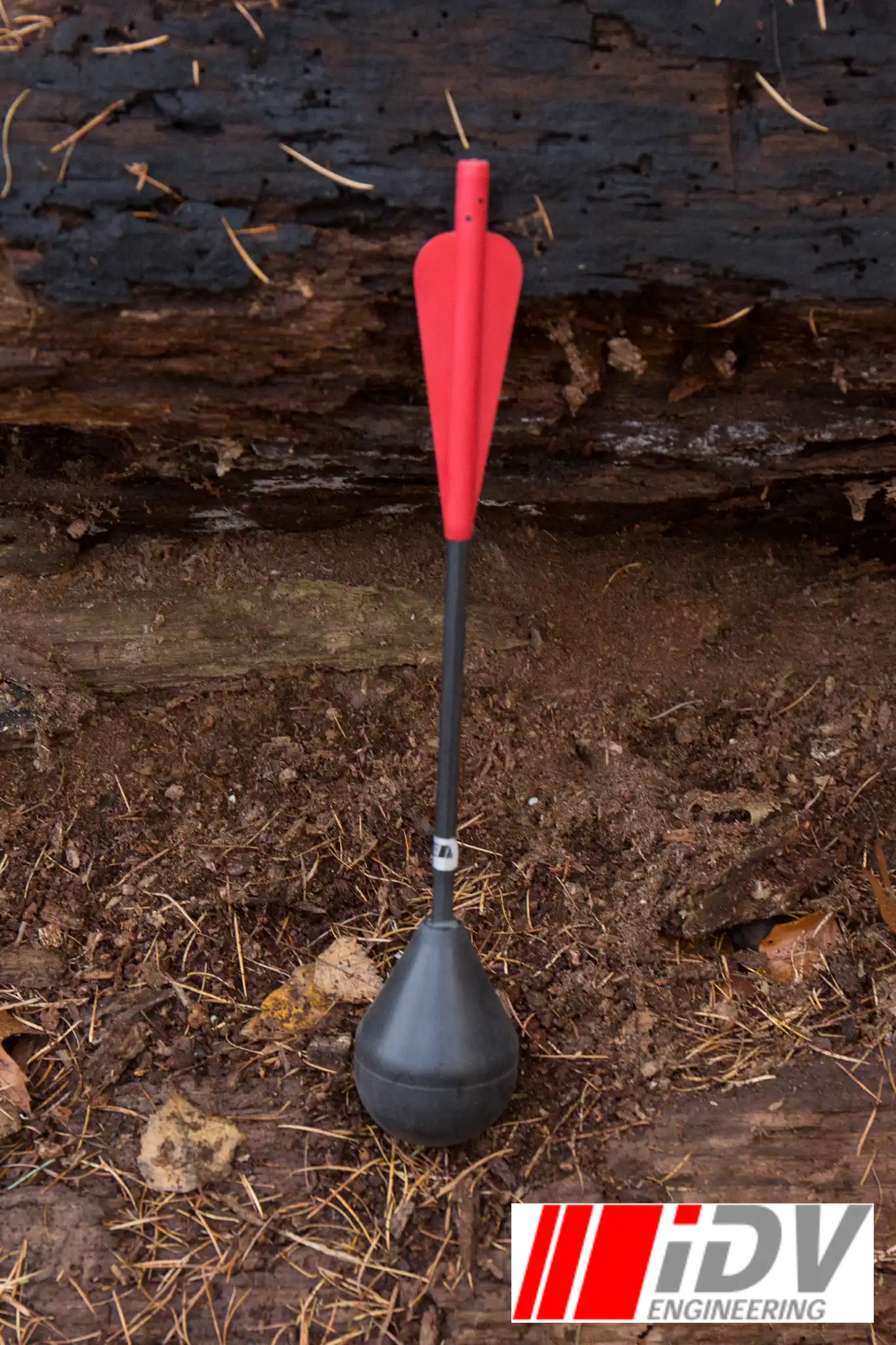 Bolt - Round Head - 10"- Black/Red - Image 2