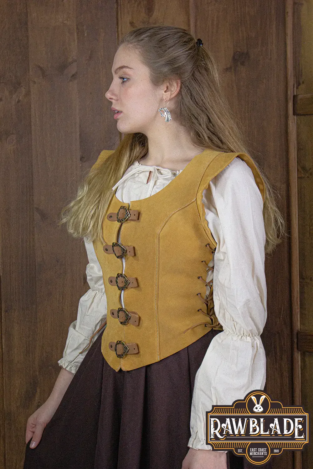 Julienne Leather Jerkin Short - Image 11