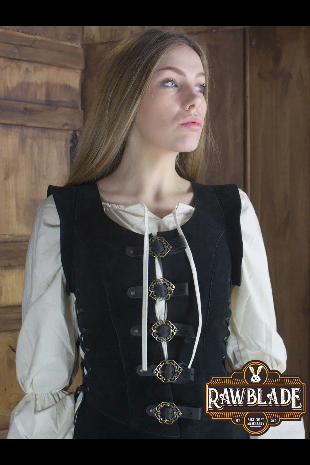 Julienne Leather Jerkin Long - Image 8