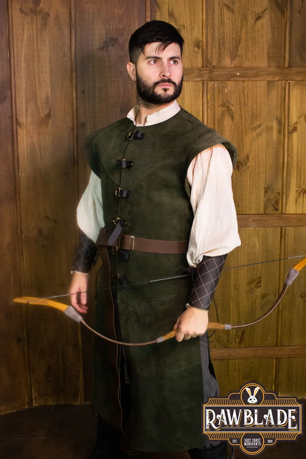 Jules Long Leather Jerkin - Image 12