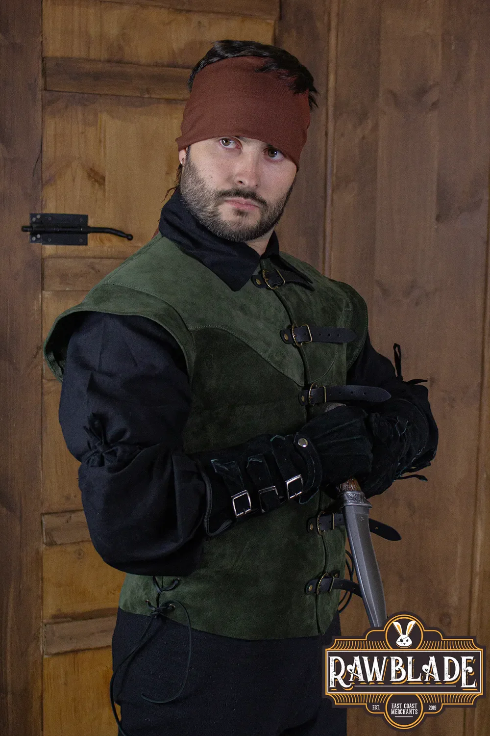 Jules Short Splitleather Jerkin - Image 11