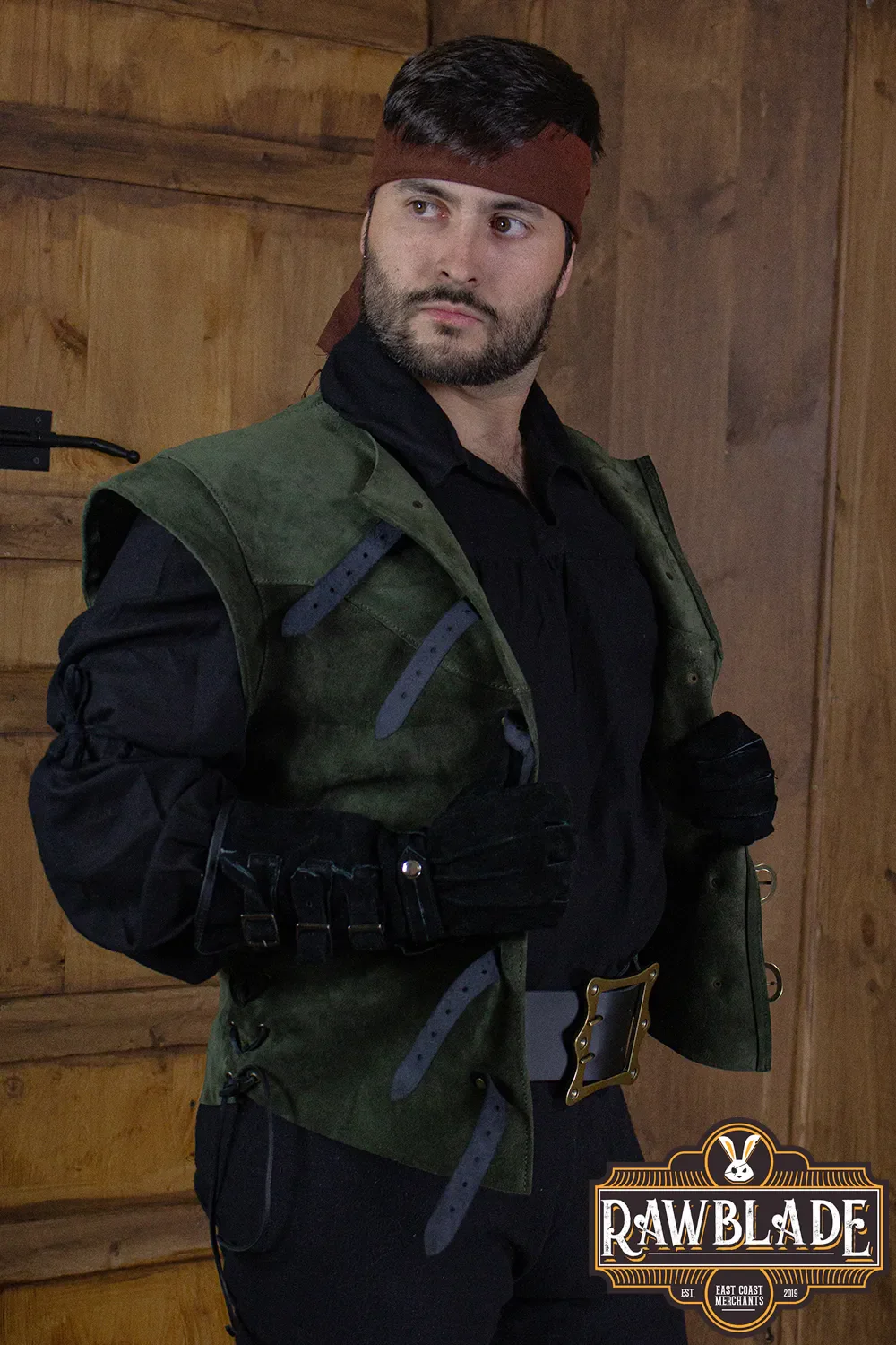 Jules Short Splitleather Jerkin - Image 7
