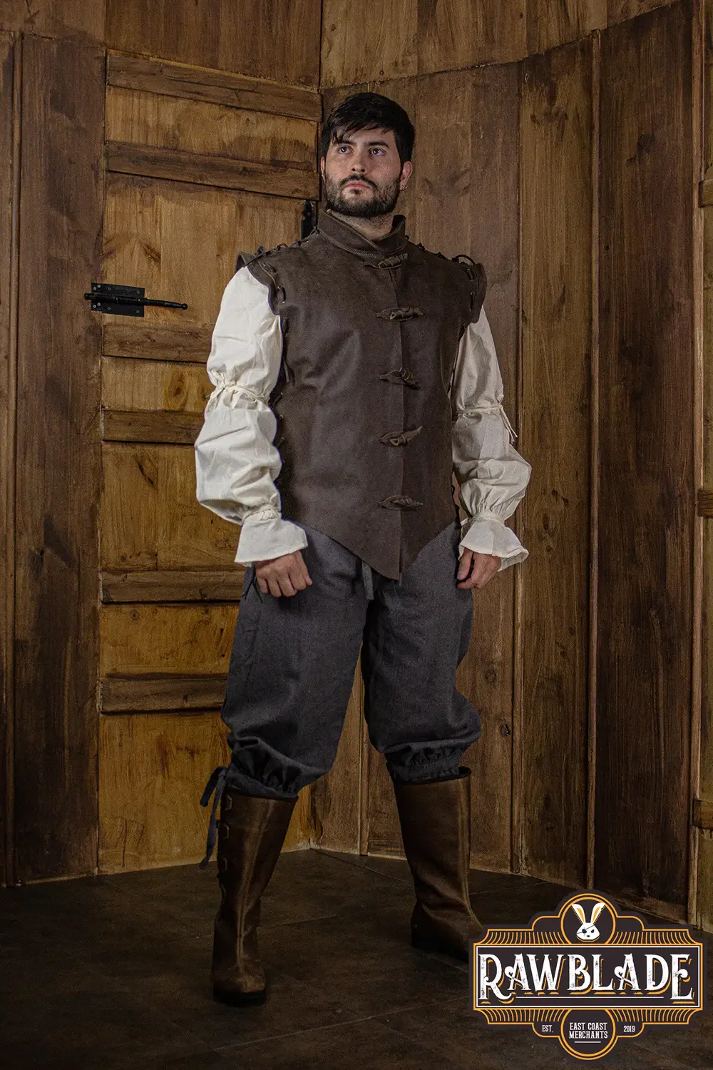 Diego Leather Jerkin - Image 2