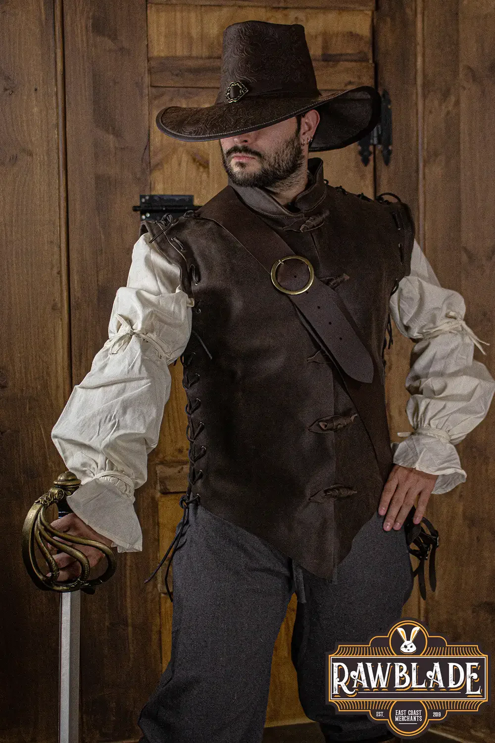 Diego Leather Jerkin - Image 3